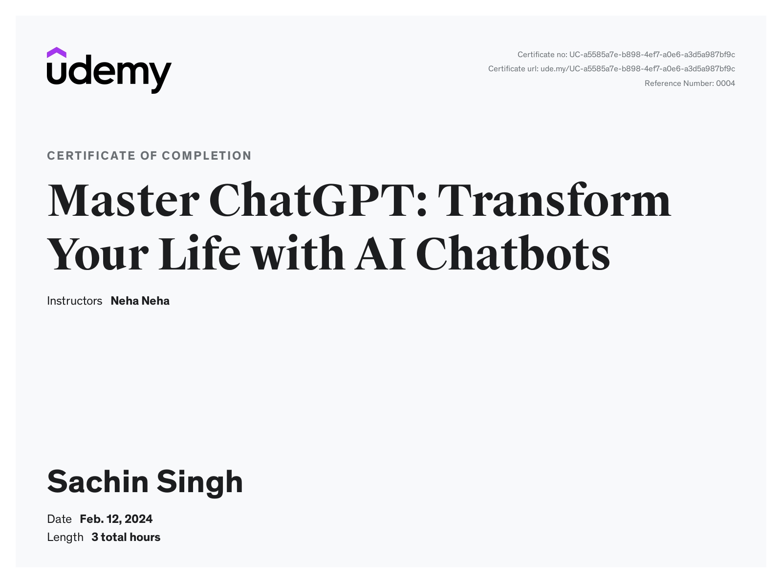 Master ChatGPT Course